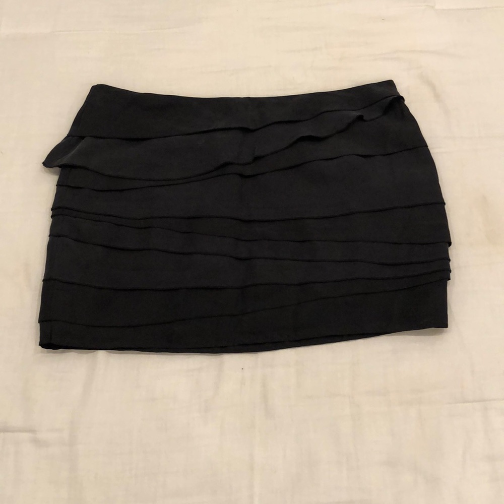 Bebe mini skirt silk